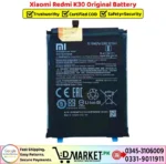 Xiaomi Redmi K30 Original Battery Price In Pakistan