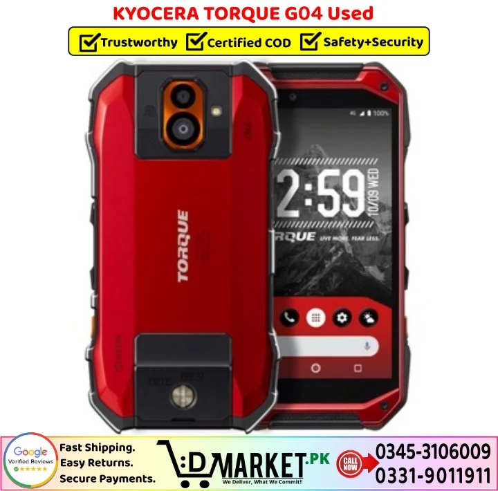 Kyocera Torque G04 Used | PTA-Approved | 4GB-64GB | 2024!