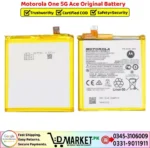 Motorola One 5G Ace Original Battery Price In Pakistan