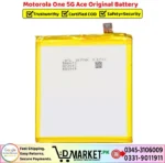 Motorola One 5G Ace Original Battery Price In Pakistan