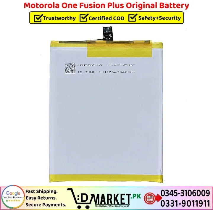 Motorola One Fusion Plus Original Battery Price In Pakistan 1 1