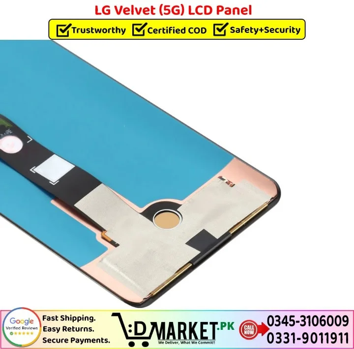 LG Velvet 5G LCD Panel Price In Pakistan