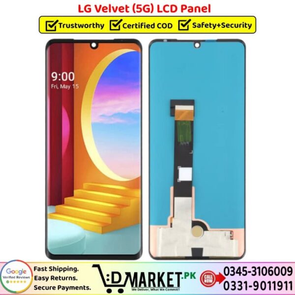 LG Velvet 5G LCD Panel Price In Pakistan