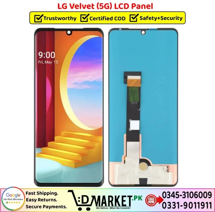 LG Velvet 5G LCD Panel Price In Pakistan