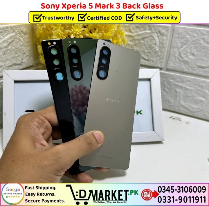 Sony Xperia 5 Mark 3 Back Glass Price In Pakistan