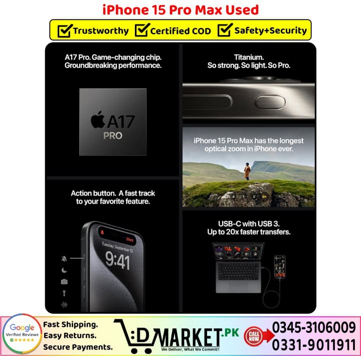 iPhone 15 Pro Max Price In Pakistan