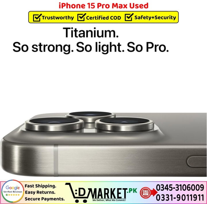 iPhone 15 Pro Max Price In Pakistan