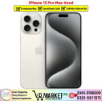 iPhone 15 Pro Max Price In Pakistan