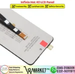 Infinix Hot 40 LCD Panel Display Unit Screen - DMarket.Pk