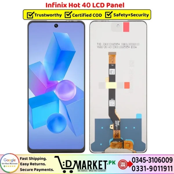 Infinix Hot 40 LCD Panel Price In Pakistan