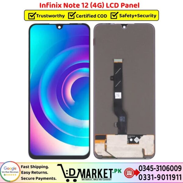 Infinix Note 12 4G LCD Panel Price In Pakistan