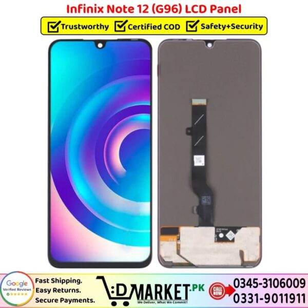 Infinix Note 12 G96 LCD Panel Price In Pakistan