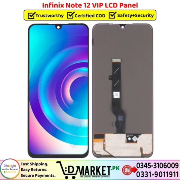 Infinix Note 12 VIP LCD Panel Price In Pakistan