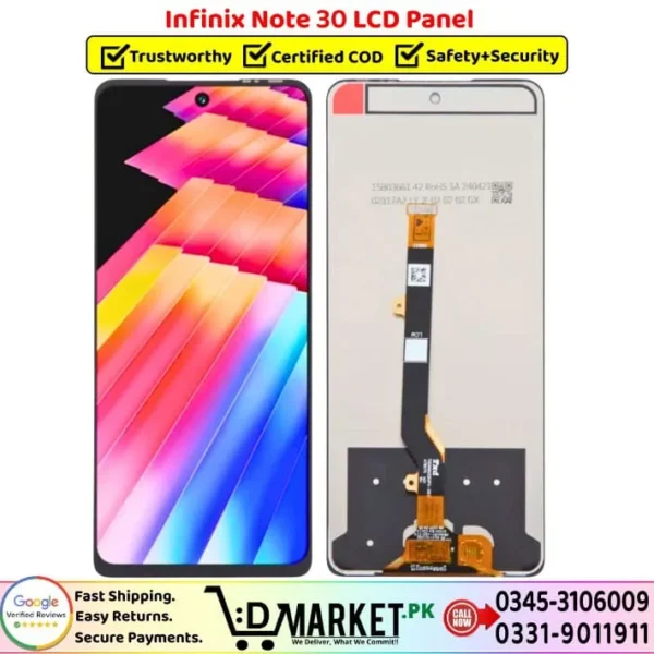 Infinix Note 30 LCD Panel Price In Pakistan