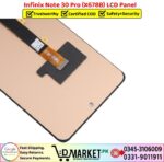 Infinix Note 30 Pro X678B LCD Panel Price In Pakistan