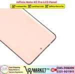 Infinix Note 40 Pro LCD Panel Price In Pakistan