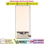 Infinix Note 40 Pro LCD Panel Price In Pakistan