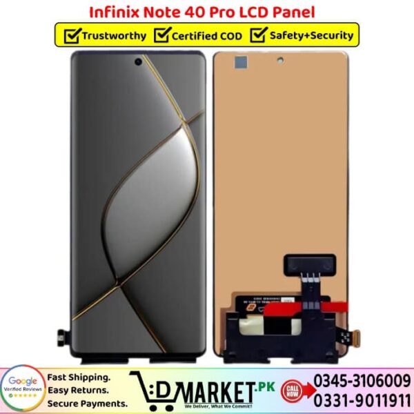 Infinix Note 40 Pro LCD Panel Price In Pakistan