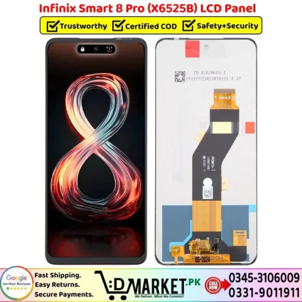 Infinix Smart 8 Pro LCD Panel Price In Pakistan