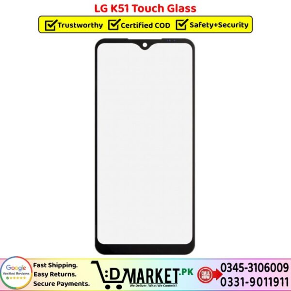 LG K51 Touch Glass Price In Pakistan