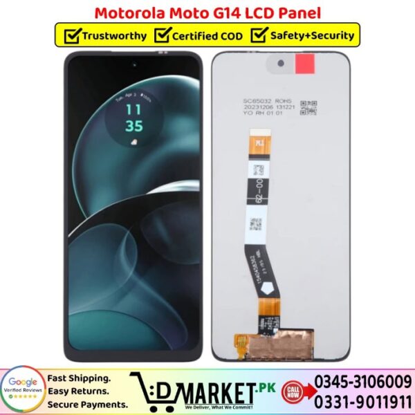 Motorola Moto G14 LCD Panel Price In Pakistan