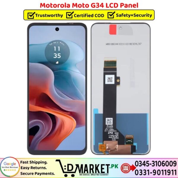 Motorola Moto G34 LCD Panel Price In Pakistan