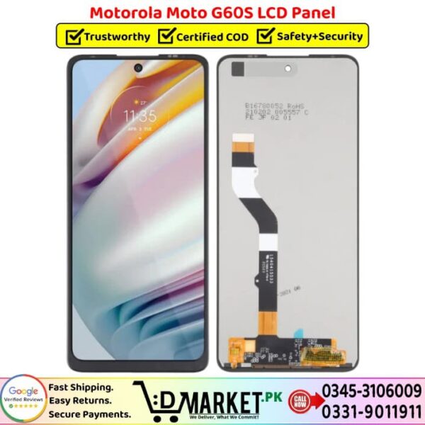 Motorola Moto G60S LCD Panel Price In Pakistan