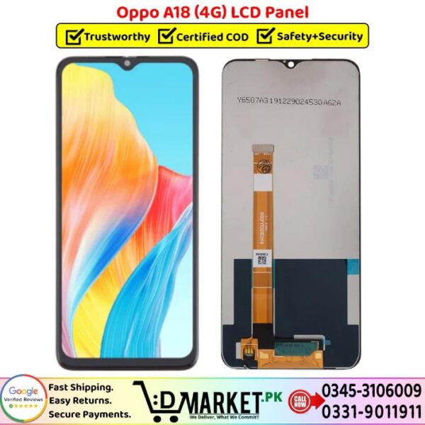 Oppo A18 4G LCD Panel Price In Pakistan