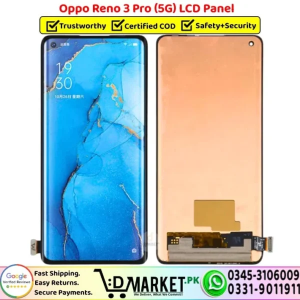 Oppo Reno 3 Pro 5G LCD Panel Unit Screen Replacement - DMarket.Pk