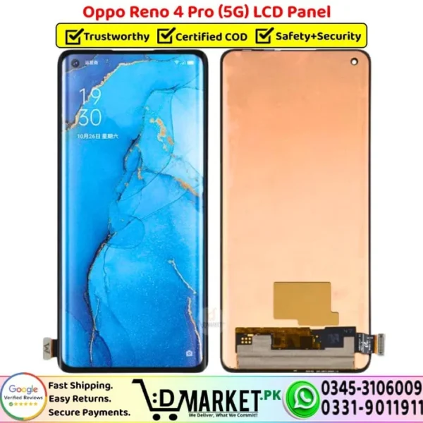 Oppo Reno 4 Pro 5G LCD Panel Unit Screen Replacement - DMarket.Pk