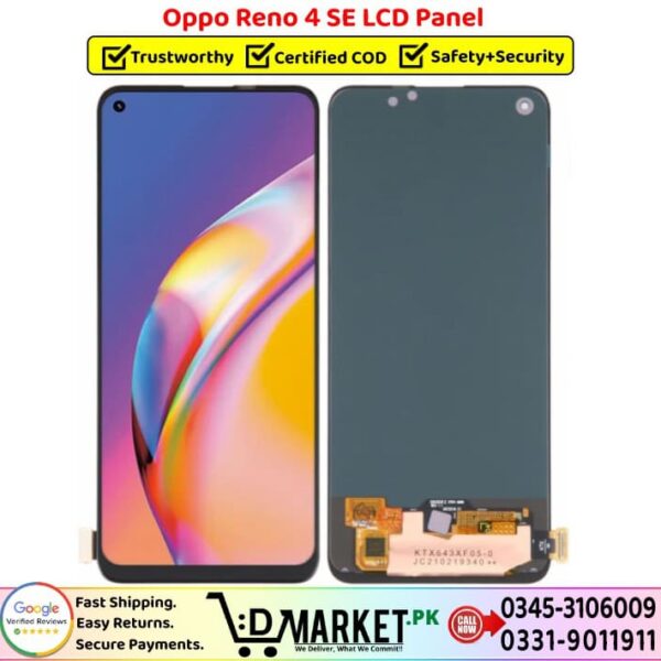 Oppo Reno 4 SE LCD Panel Price In Pakistan