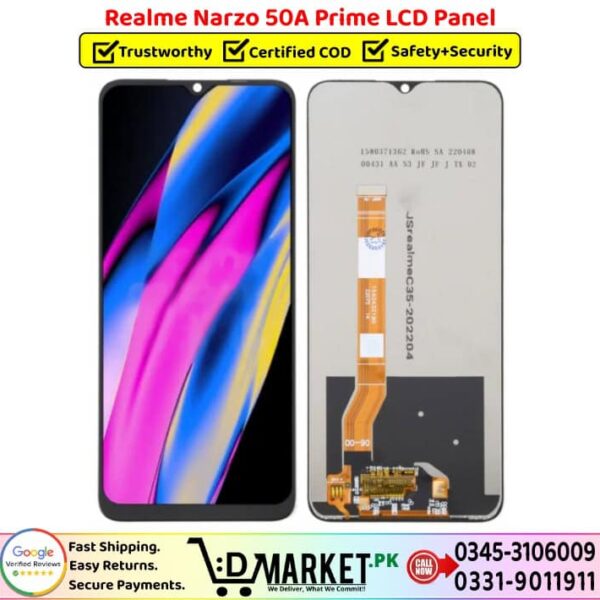 Realme Narzo 50A Prime LCD Panel Price In Pakistan