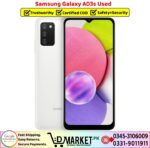Samsung Galaxy A03s Used Price In Pakistan