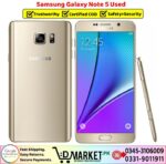 Samsung Galaxy Note 5 Used Price In Pakistan