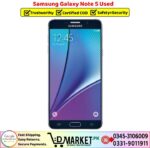 Samsung Galaxy Note 5 Used Price In Pakistan