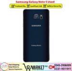 Samsung Galaxy Note 5 Used Price In Pakistan