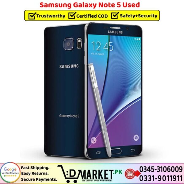 Samsung Galaxy Note 5 Used Price In Pakistan