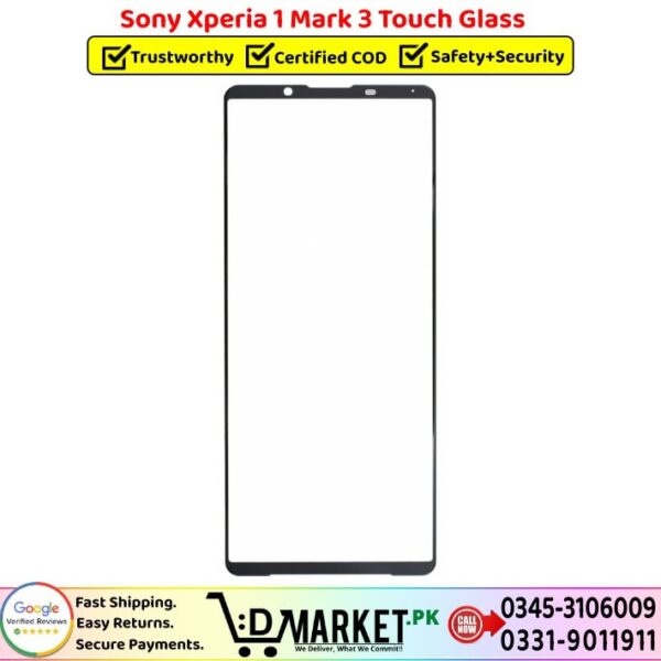 Sony Xperia 1 Mark 3 Touch Glass Price In Pakistan