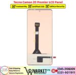 Tecno Camon 20 Premier LCD Panel Price In Pakistan