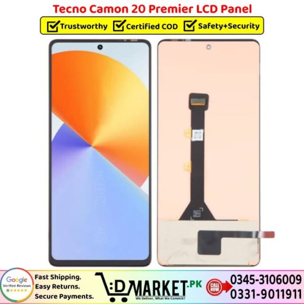 Tecno Camon 20 Premier LCD Panel Price In Pakistan