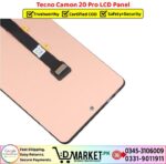 Tecno Camon 20 Pro LCD Panel Price In Pakistan