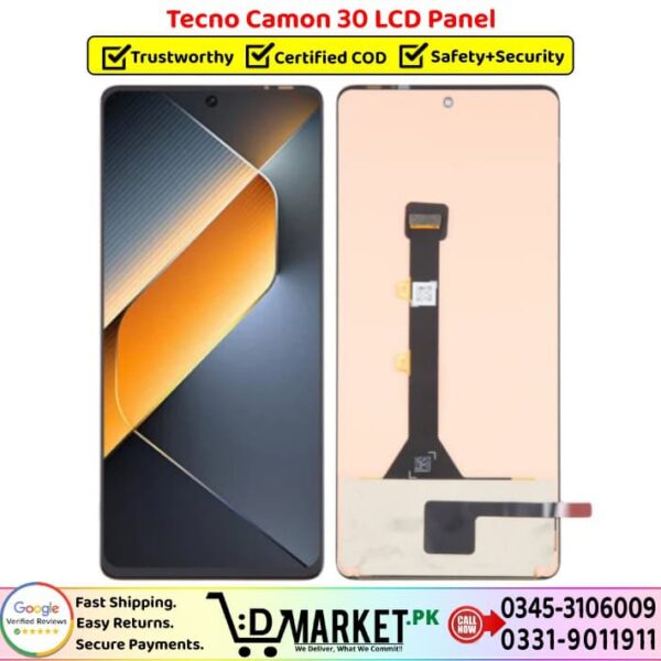 Tecno Camon 30 LCD Panel Price In Pakistan