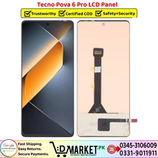 Tecno Pova 6 Pro LCD Panel Price In Pakistan