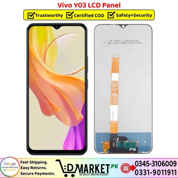 Vivo Y03 LCD Panel Price In Pakistan