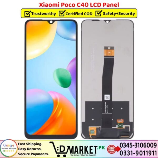 Xiaomi Poco C40 LCD Panel Price In Pakistan