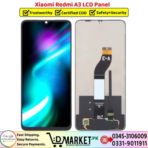 Xiaomi Redmi A3 LCD Panel Price In Pakistan