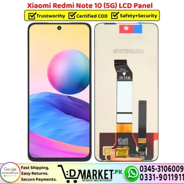 Xiaomi Redmi Note 10 5G LCD Panel Unit Screen Display - DMarket.Pk