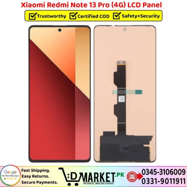 Xiaomi Redmi Note 13 Pro 4G LCD Panel Price In Pakistan