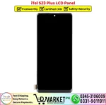 iTel S23 Plus LCD Panel Unit Screen Display Replacement - DMarket.Pk