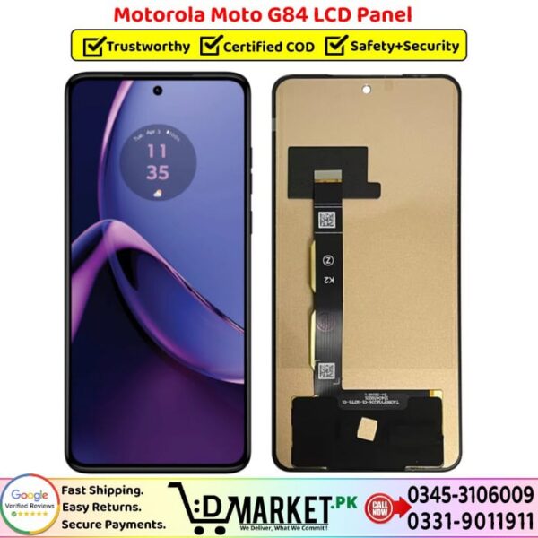 Motorola Moto G84 LCD Panel Price In Pakistan